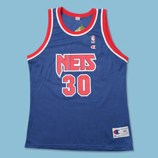 Vintage Champion New Jersey Nets Jersey Medium 