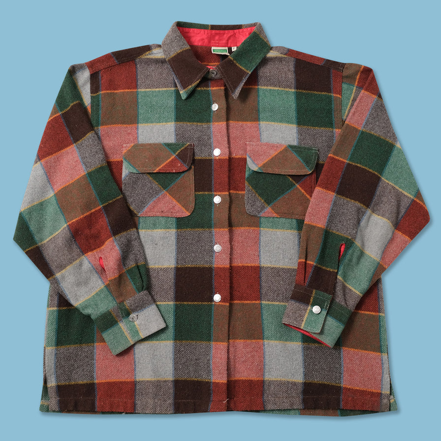 Vintage Bennetton Flannell Shirt Medium 