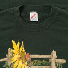 Vintage Flower Sweater Medium 