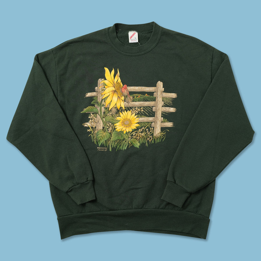 Vintage Flower Sweater Medium 