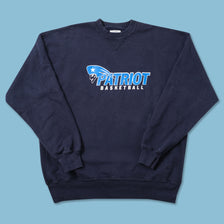 Vintage Patriots Basketball Sweater XXL 