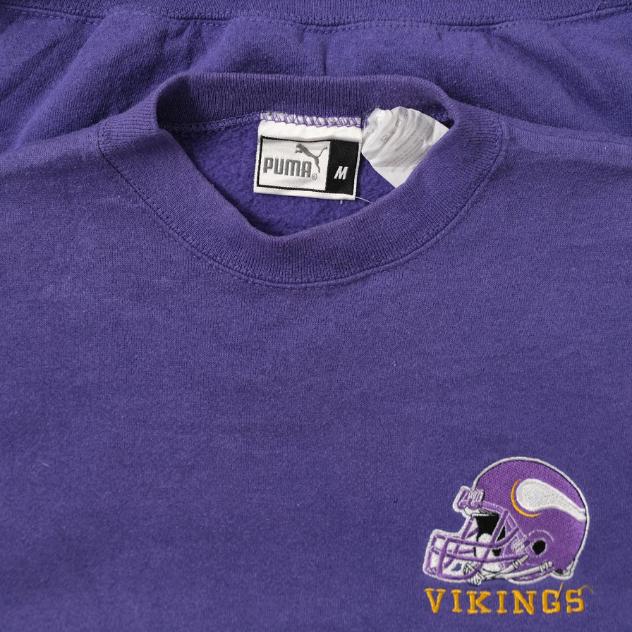 Vintage Puma Minnesota Vikings Sweater Medium 