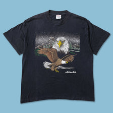 Vintage Alaska Eagle T-Shirt Large 