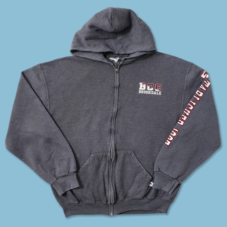 Vintage Russell Athletic Zip Hoody Medium 