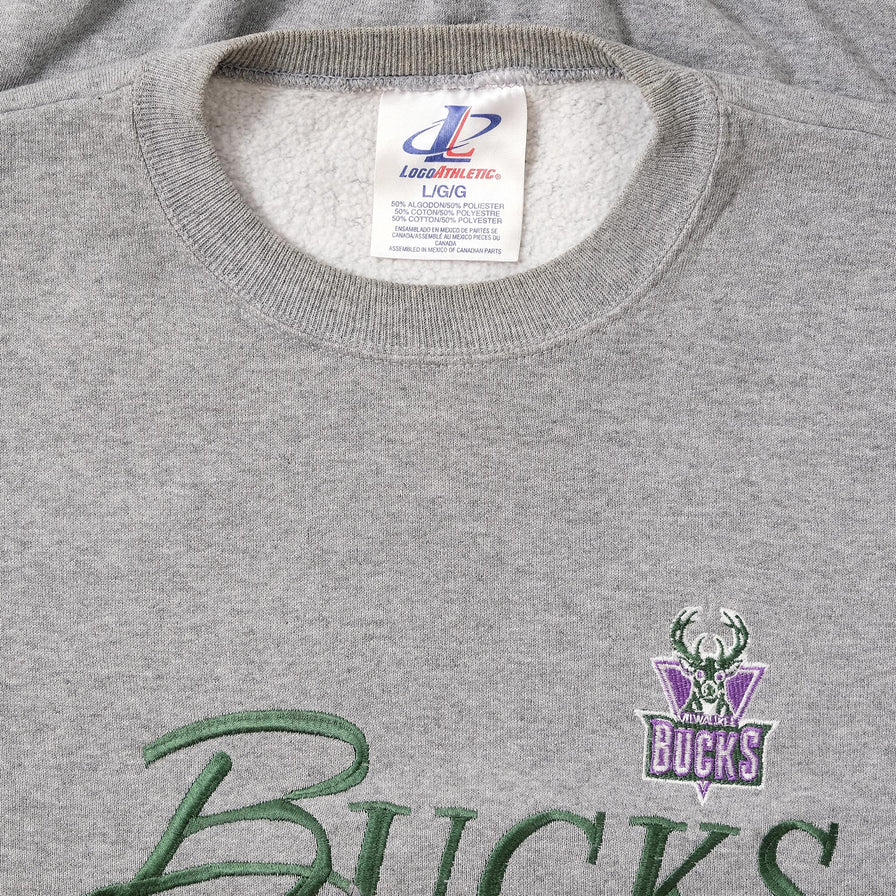 Vintage Milwaukee Bucks Sweater Large 