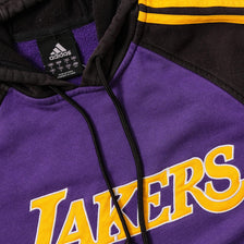 Vintage adidas Los Angeles Lakers Hoody Small