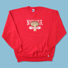 Vintage Russell Athletic Nebraska Cornhuskers Sweater XLarge 