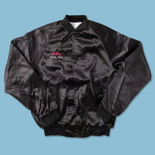 Vintage Women's Satin College Jacket Small 