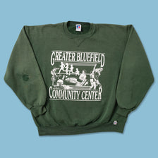 Vintage Russell Athletic Sports Sweater Large 