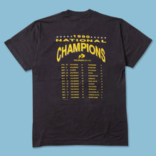1990 Colorado National Champions T-Shirt Large 