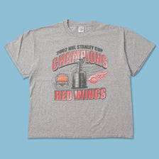 2002 Red Wings Stanley Cup T-Shirt XLarge 