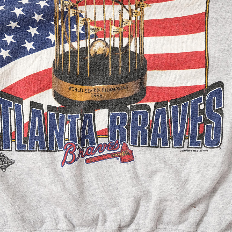 1995 Starter Atlanta Braves Sweater XLarge 