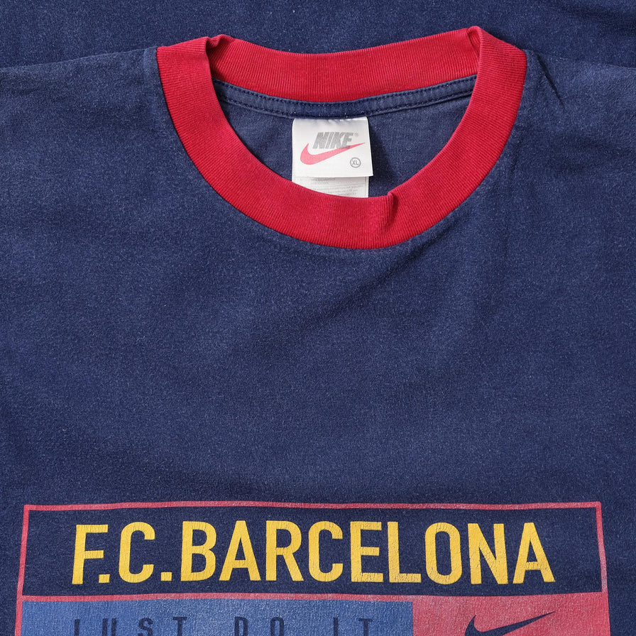 Vintage Nike FC Barcelona T-Shirt XLarge 