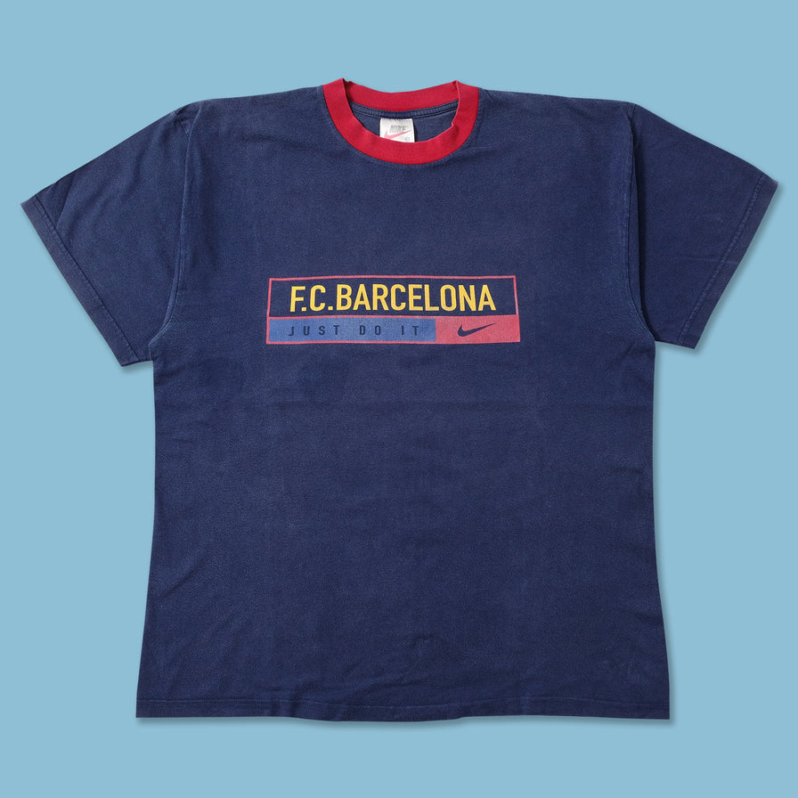 Vintage Nike FC Barcelona T-Shirt XLarge | Double Double Vintage