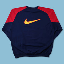Vintage Nike FC Barcelona Pullover Large 