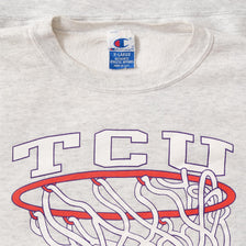 Vintage Champion TCU Basketball Sweater XLarge 