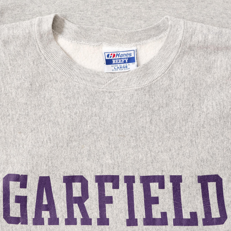 Vintage Garfield Swimming Sweater Large 