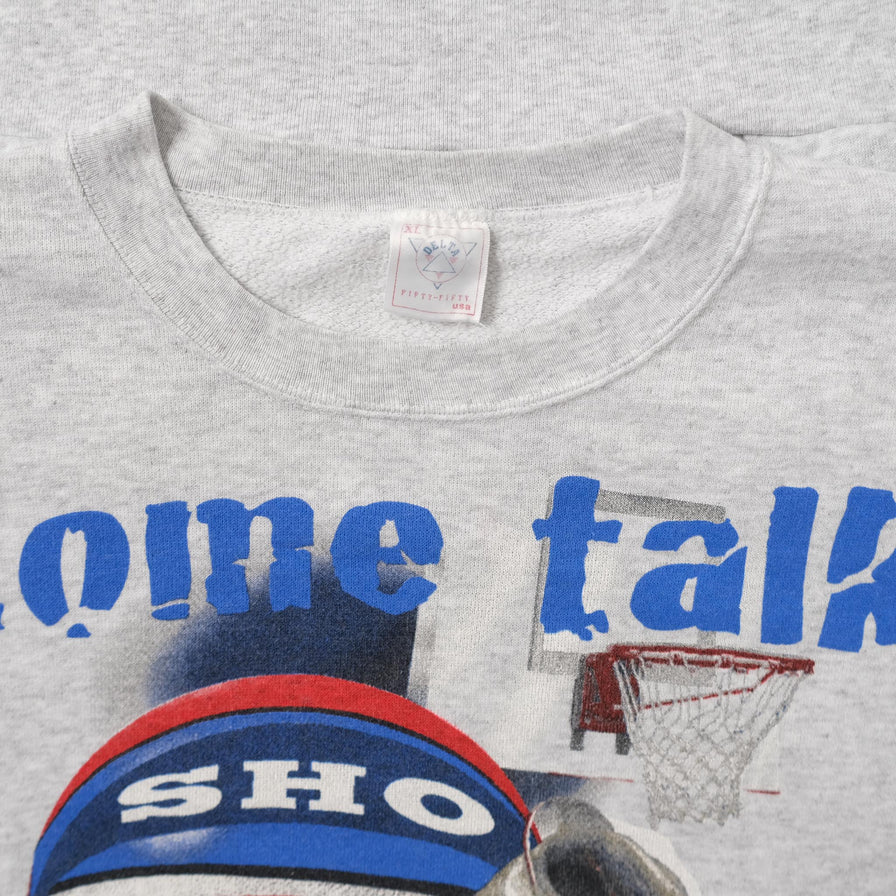 Vintage Basketball Sweater Large 