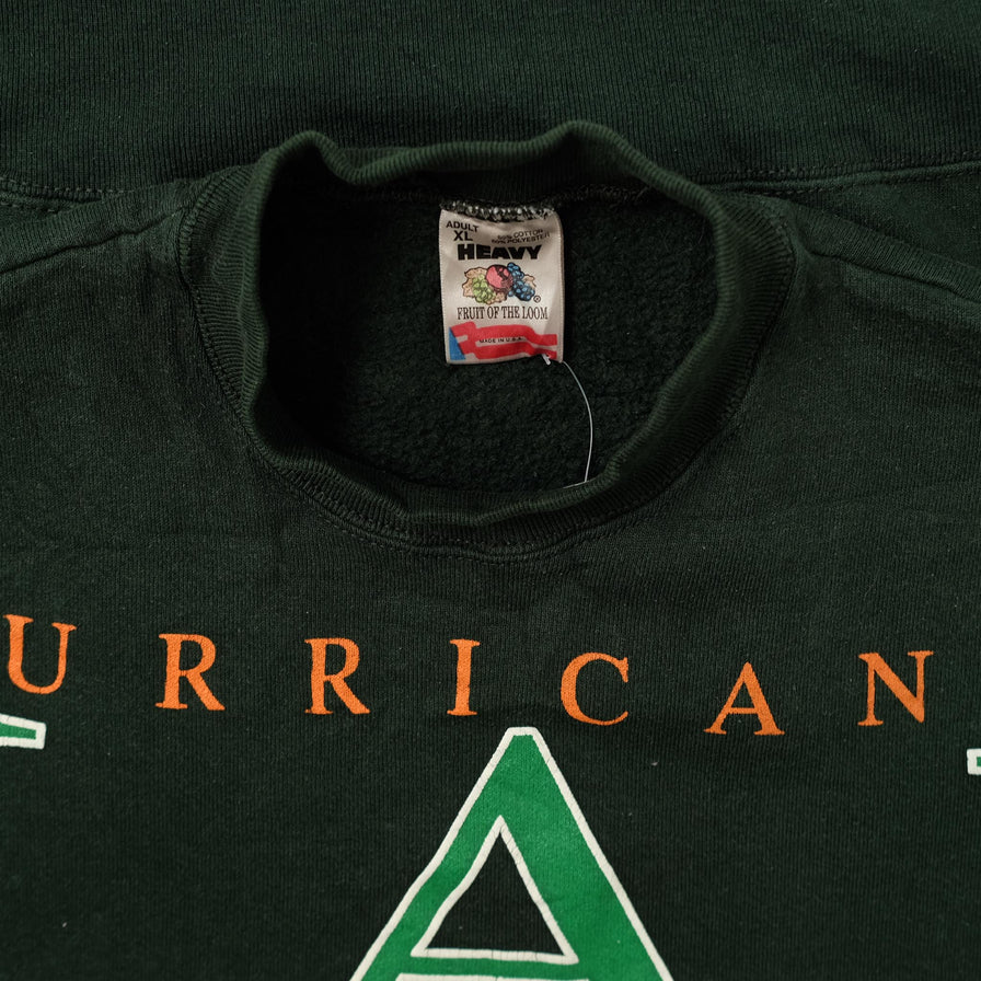 Vintage Miami Hurricanes Sweater XLarge 
