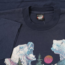 Vintage 1991 Bear T-Shirt Large 