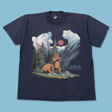 Vintage 1991 Bear T-Shirt Large 