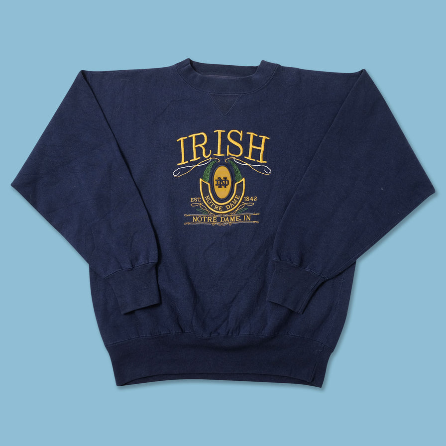 Vintage Notre Dame Sweater Medium 