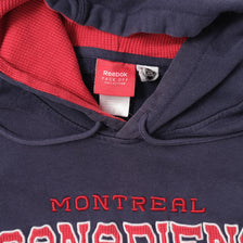 Vintage Reebok Montreal Canadiens Hoody Medium 