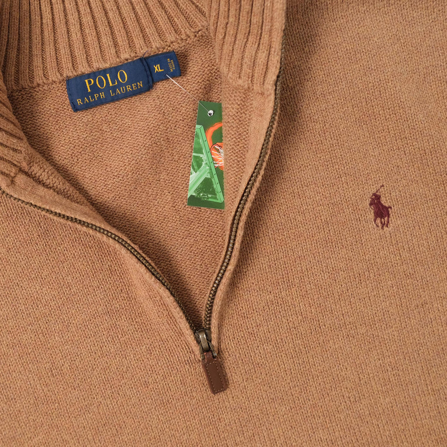 Polo Ralph Lauren Q-Zip Knit Sweater XLarge 