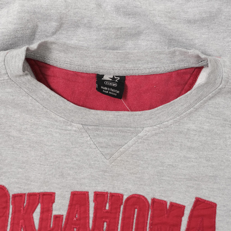 Vintage Starter Oklahoma Sooners Sweater XLarge 