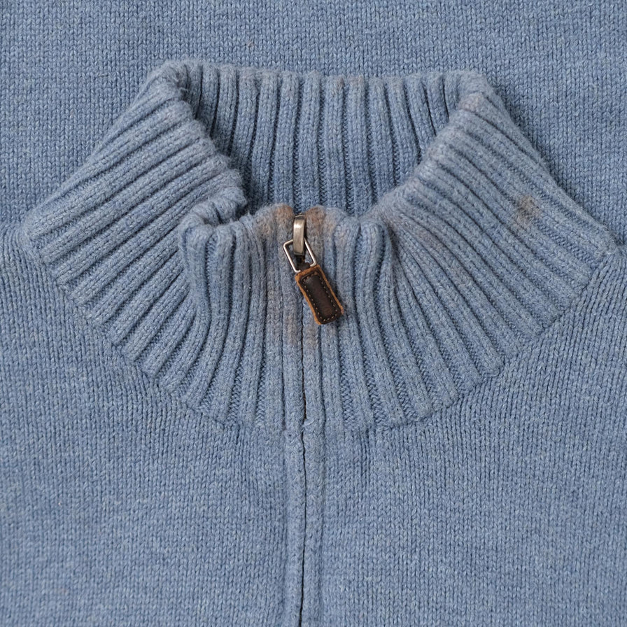 Vintage Polo Ralph Lauren Q-Zip Knit Sweater Medium 