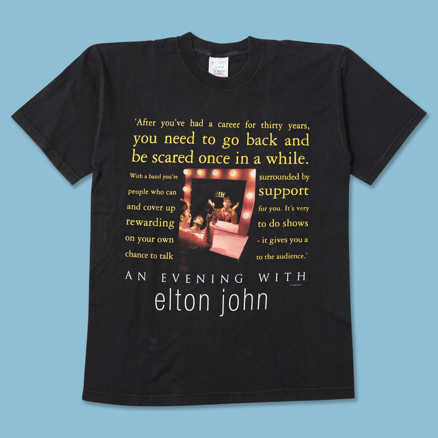 Vintage Elton John T-Shirt Medium 