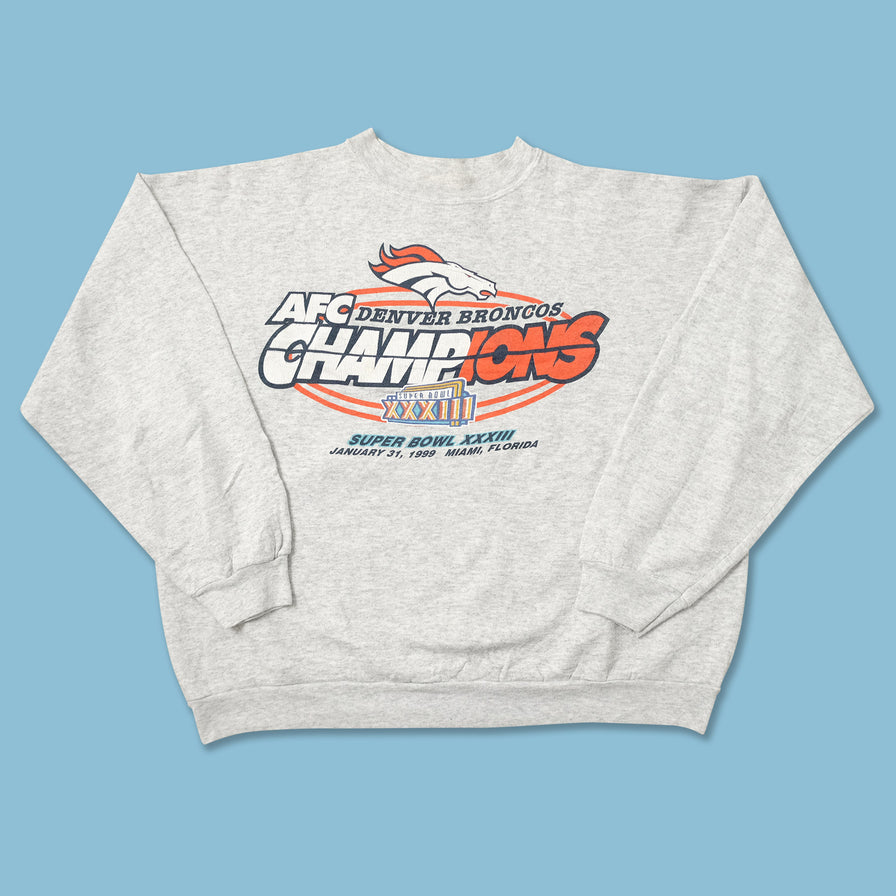 Vintage 1999 Denver Broncos Sweater Medium 