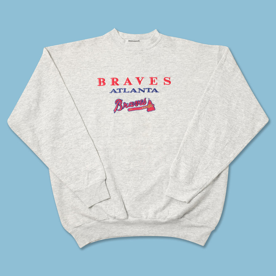 Vintage Atlanta Braves Sweater XLarge 