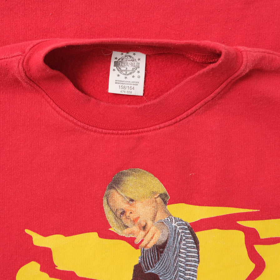 Vintage 1998 Aaron Carter Women's Sweater Small 