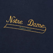 Vintage Notre Dame Sweater Medium 