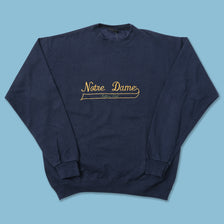Vintage Notre Dame Sweater Medium 