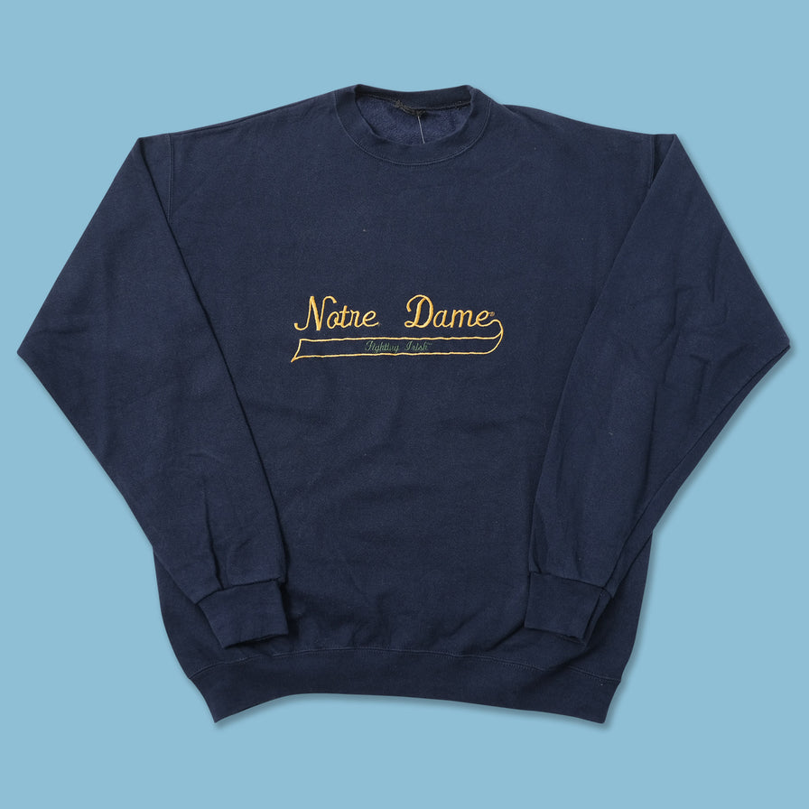 Vintage Notre Dame Sweater Medium 