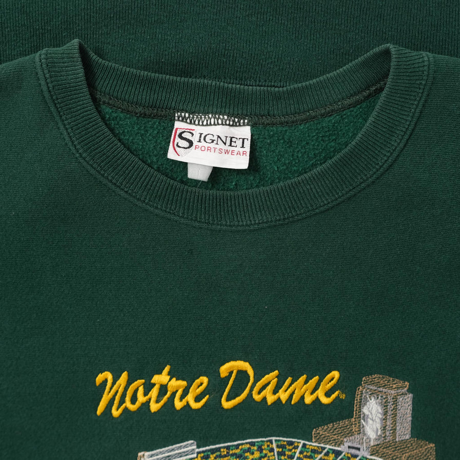 Vintage Notre Dame Sweater Large 