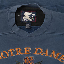 Vintage Starter Notre Dame Sweater XLarge 