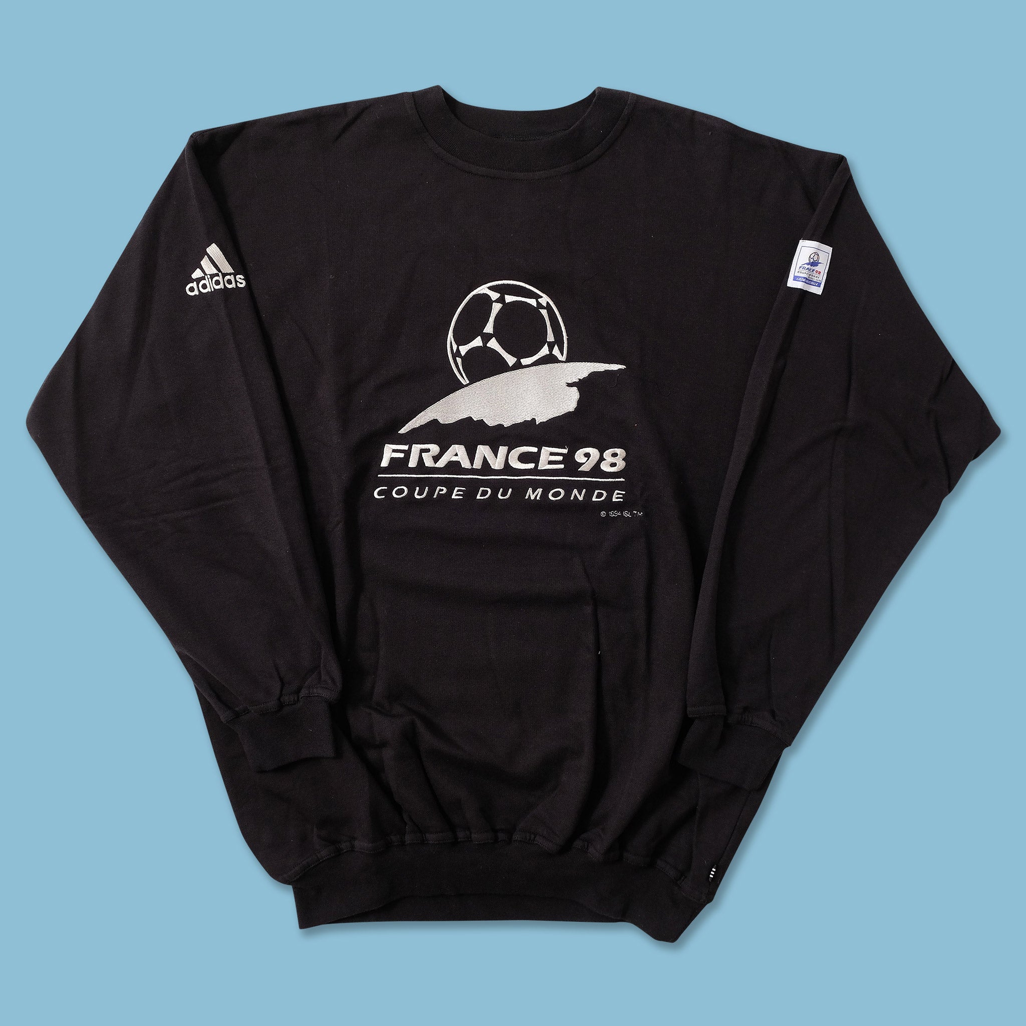 1998 DS adidas World Cup France Sweater Double Double Vintage