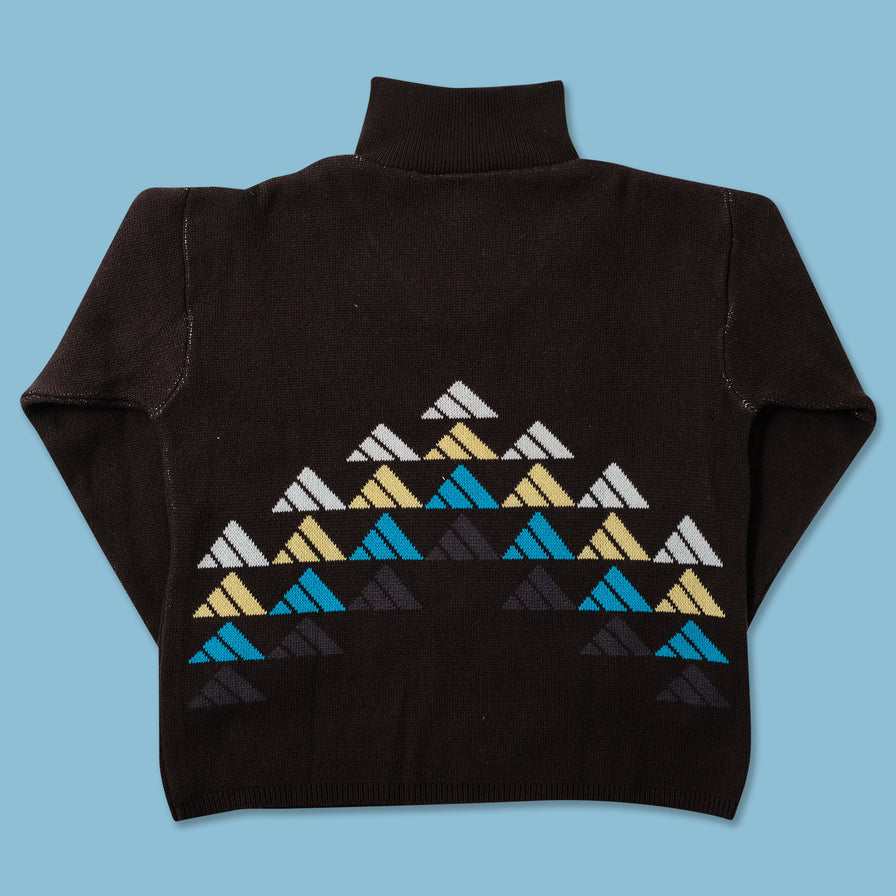 Vintage DS adidas Q-Zip Knit Sweater Medium 