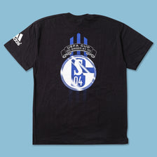 1997 DS adidas Schalke 04 Uefa Cup T-Shirt Small 