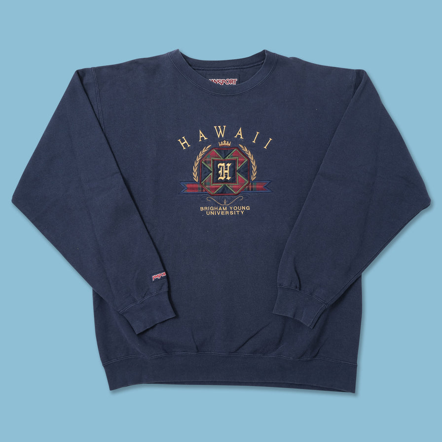 Vintage Bringham Young University Hawaii Sweater Large 