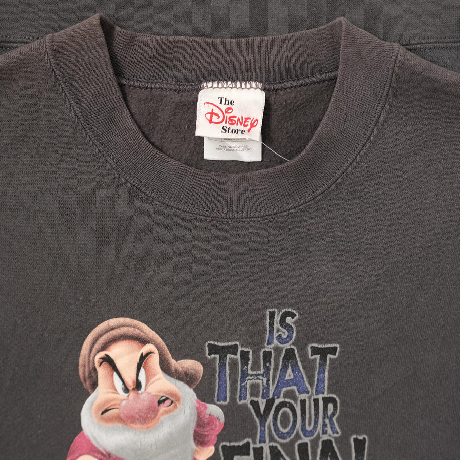 Vintage Disney Grumpy Sweater Small 