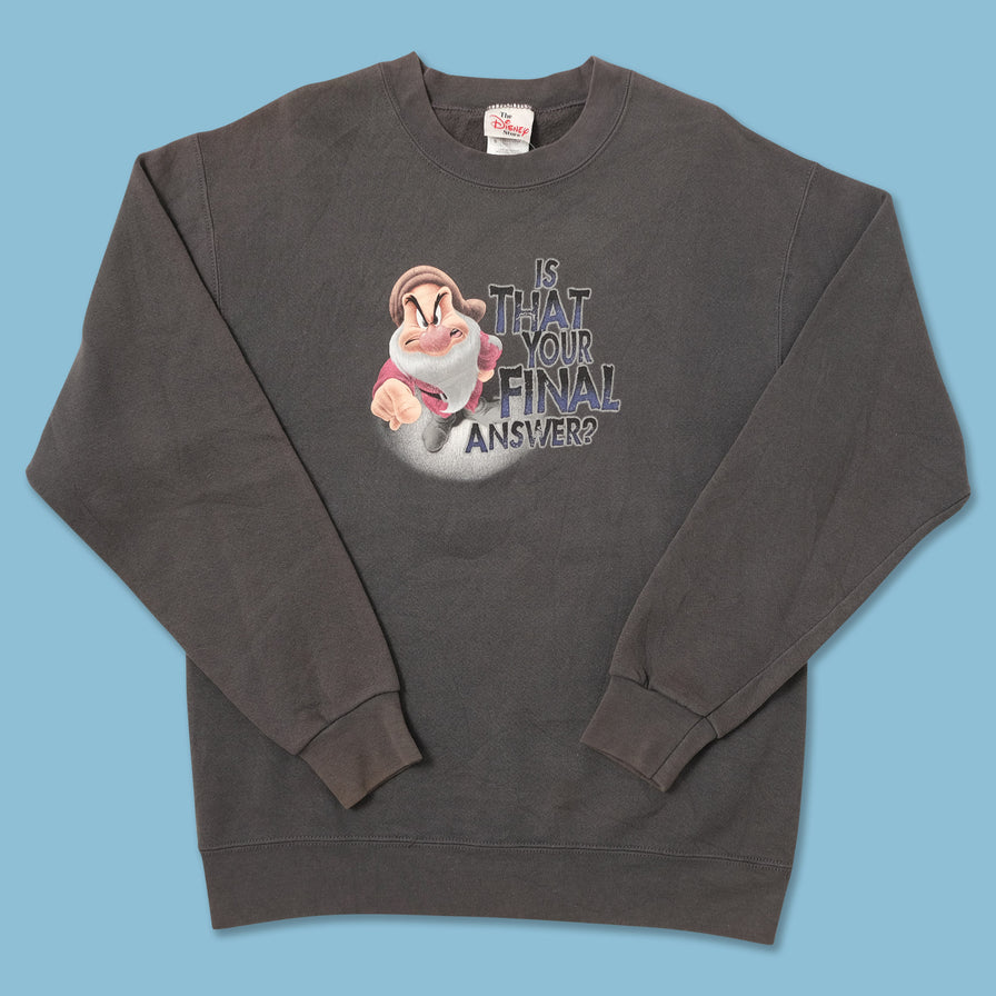 Vintage Disney Grumpy Sweater Small 