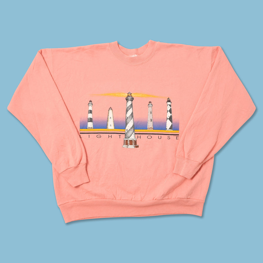 Vintage Lighthouse Sweater Large 