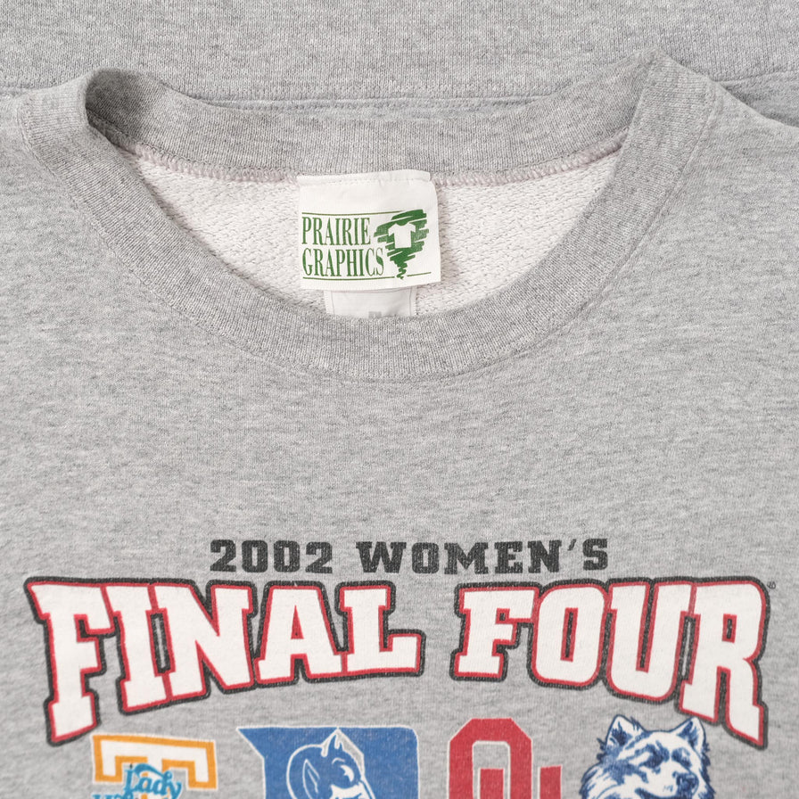Vintage 2002 Womens Final Four Sweater Medium 