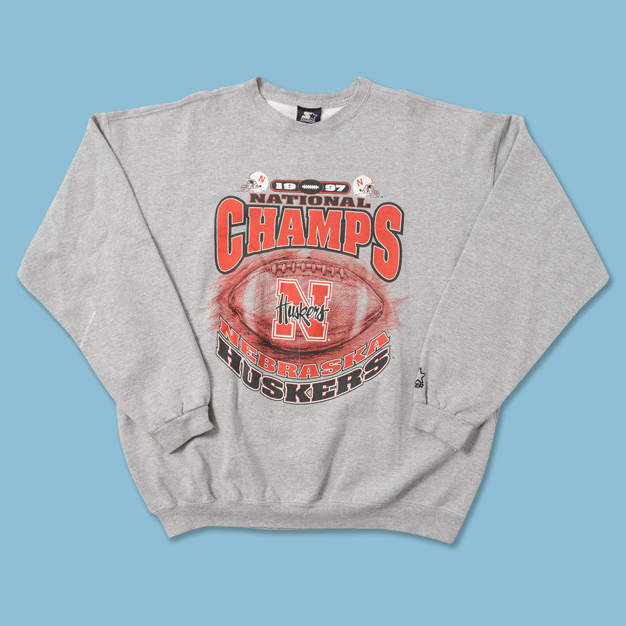 Vintage Nebraska Huskers Sweater XLarge 