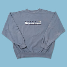 Vintage Seattle Seahawks Sweater Large 
