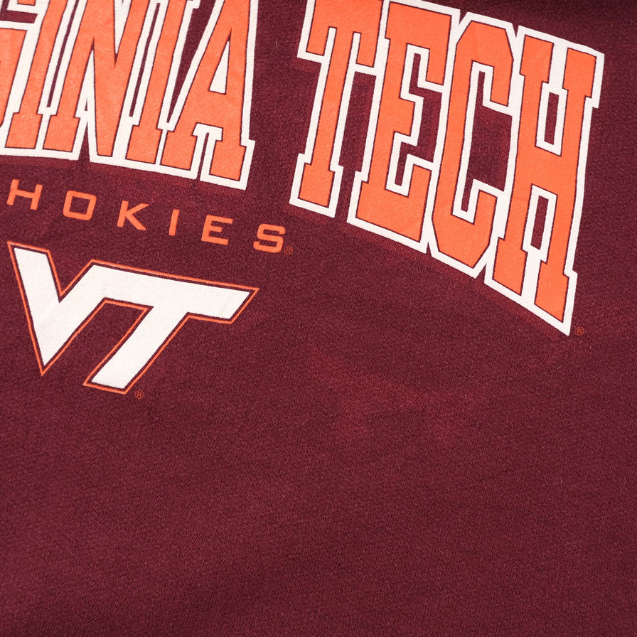 Vintage Virginia Tech Hokies Hoodie XLarge 